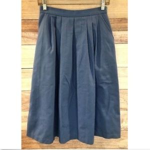 Par Four Skirt Womens Size 8P Light Blue Modest